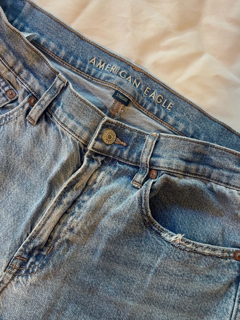 American Eagle Outfitters Women’s Indigo Blue Stovepipe Jeans